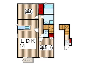 間取図 グリ－ンフォレストＥ