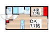 アルジェンタ 1DKの間取り