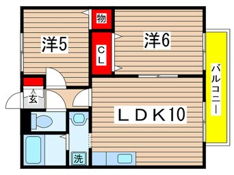 間取図 サンハイツM