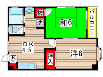 間取図 フレグランス湯浅