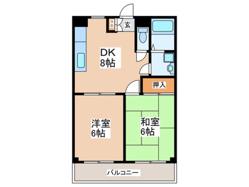 間取図 インビック上宿