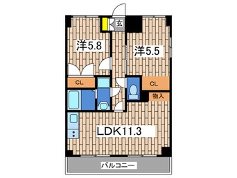 間取図 エスポワ－ル保土ヶ谷