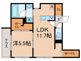 間取図 ベルフォレⅢ