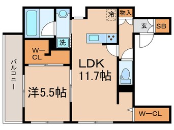 間取図 ベルフォレⅢ