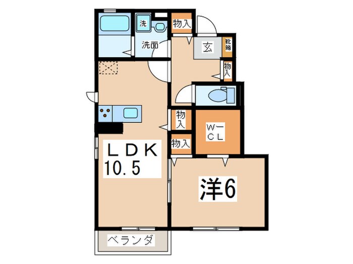 間取り図 ヒルズコート南栗原A