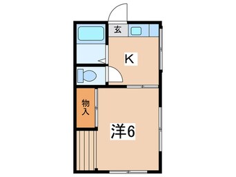 間取図 石垣アパート第一