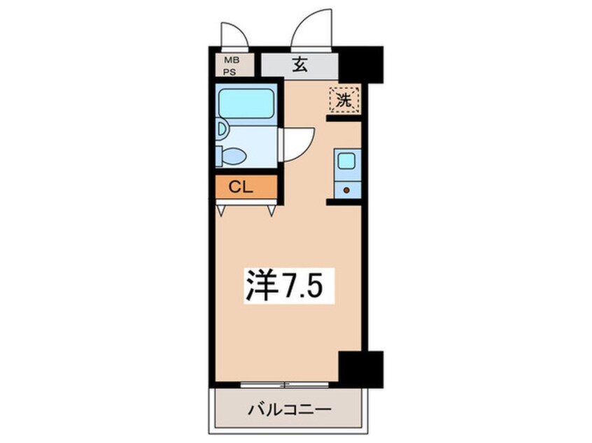 間取図 ﾗｲｵﾝｽﾞﾏﾝｼｮﾝ大和中央（309）