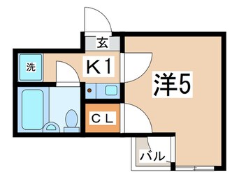 間取図 プレール相模大野(403)