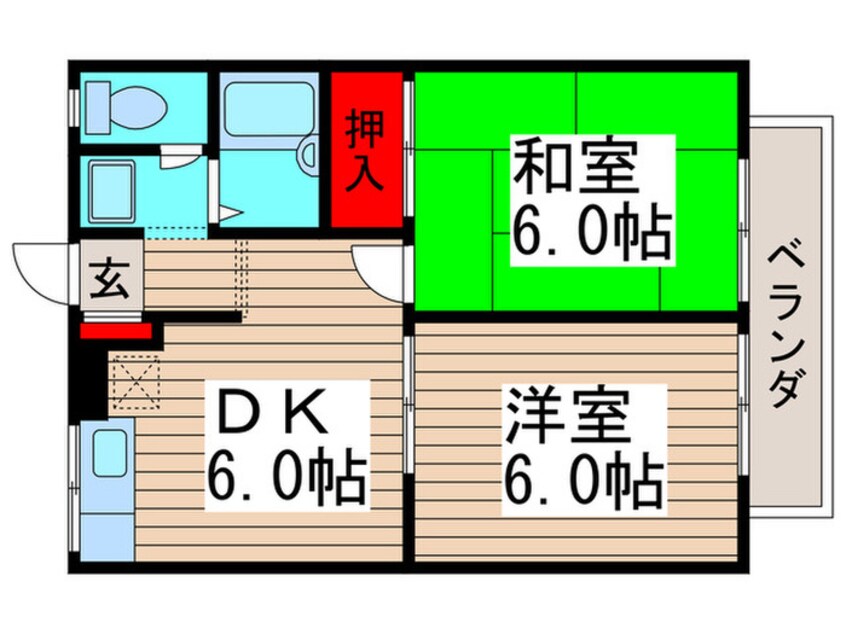 間取図 エステートピア相川