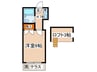 ＮＩＴＴＯＵ 1Kの間取り