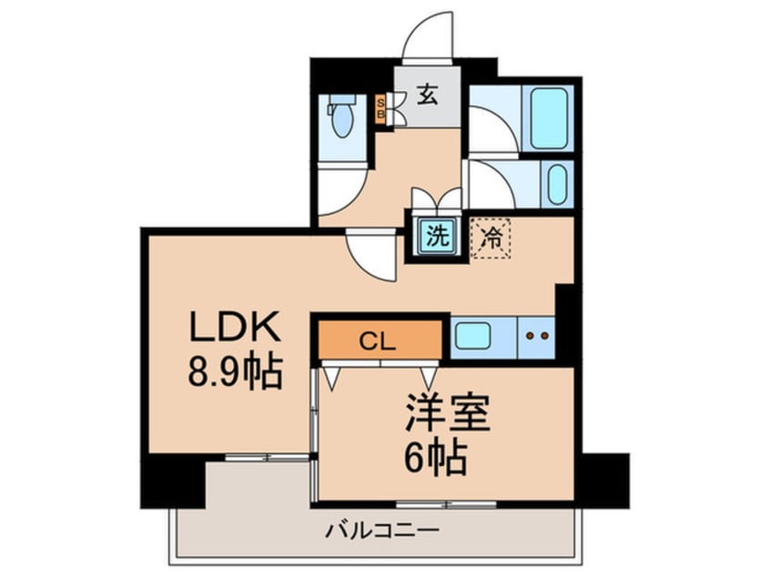 間取図 ｻﾝｸﾚｲﾄﾞﾙﾚｳﾞｨｰﾙ池袋（301)