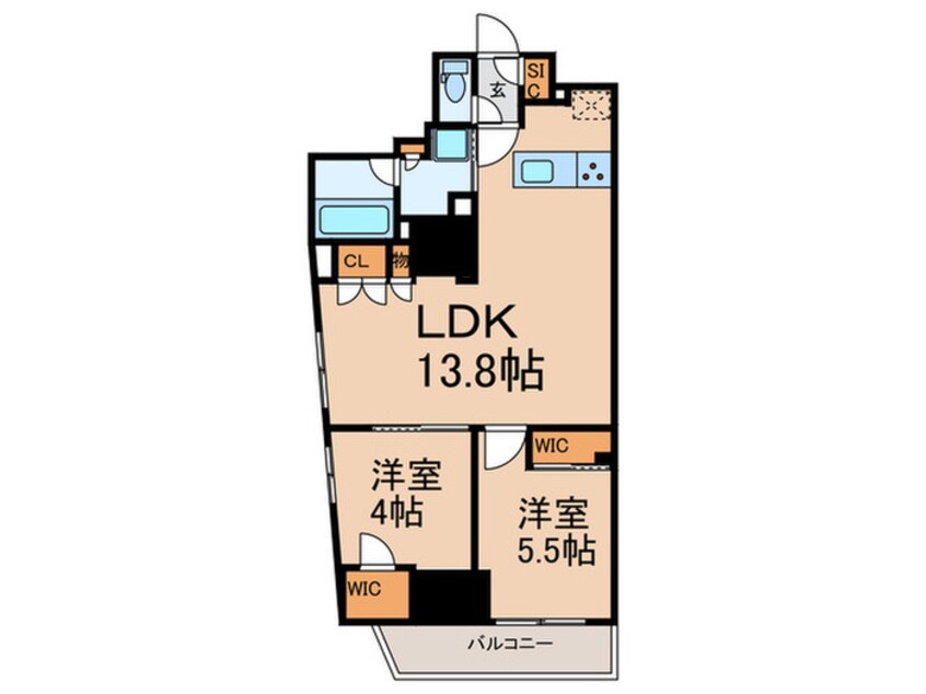 間取図 ザ・パークハビオ目黒桜邸