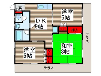 間取図 ホワイトハイツ