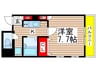 Ｙ．Ｋ．ビル 1Kの間取り