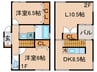 Vegi　HOUSE　B 2LDKの間取り