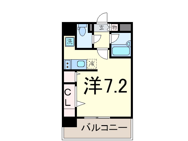 間取り図 アクロス赤坂(705)