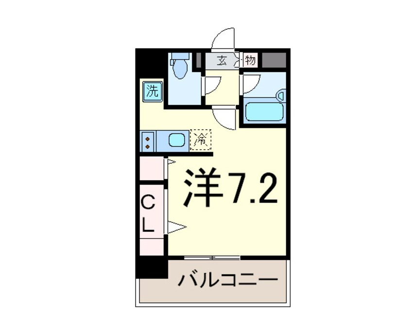 間取図 アクロス赤坂(705)