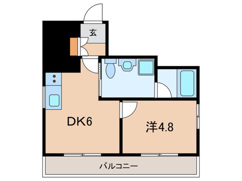 間取図 フラワーコーポ