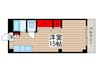 大建本八幡コ－ポ 1Rの間取り