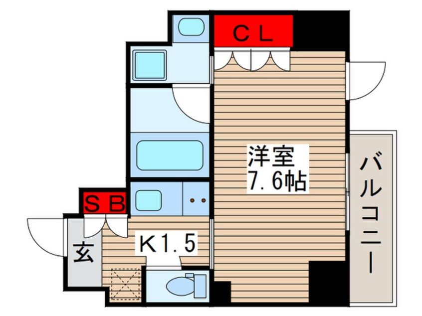 間取図 プライマル上野EAST