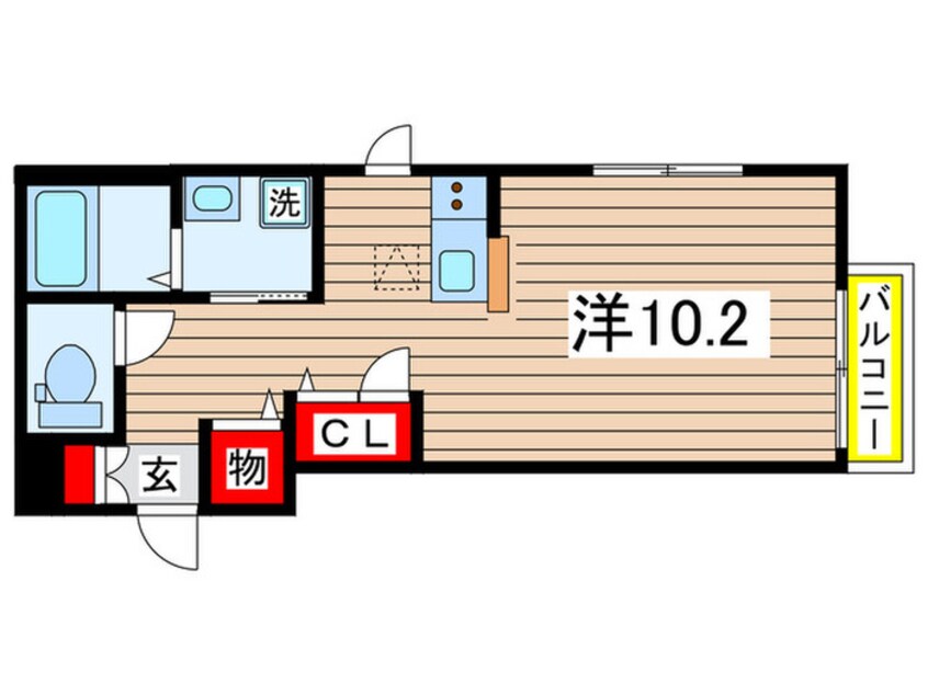 間取図 クレール汐見ヶ丘