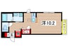 クレール汐見ヶ丘 1Rの間取り