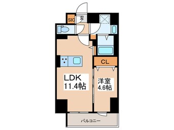 間取図 レフィールオーブ浅草橋