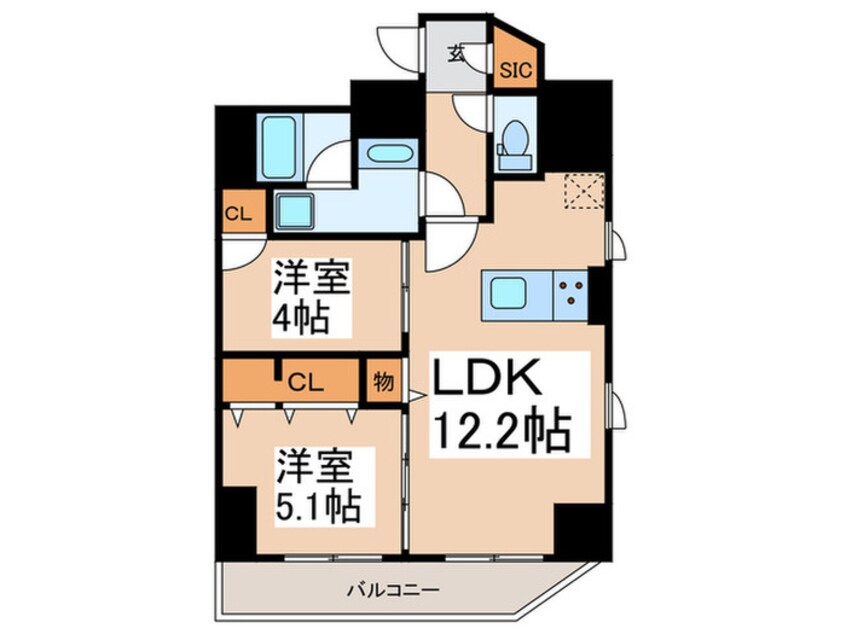 間取図 レフィールオーブ浅草橋