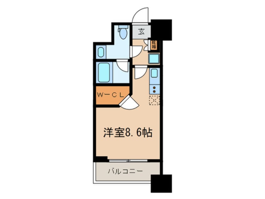 間取図 ﾊﾟｰｸｱｸｼｽ御茶ノ水ﾋﾙﾄｯﾌﾟ
