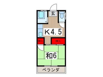 間取図 コーポヒロセ