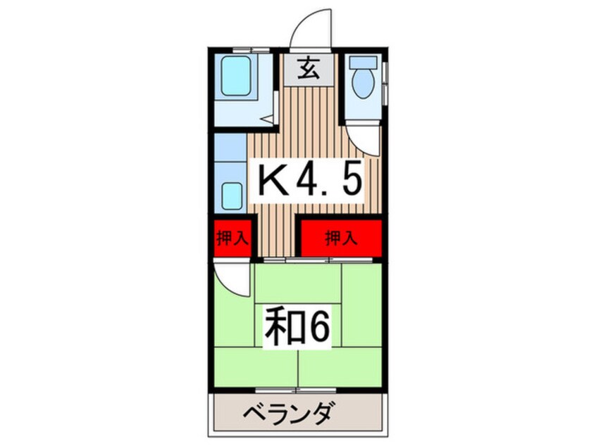 間取図 コーポヒロセ