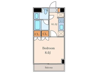 間取図 ディームス麻布狸穴町