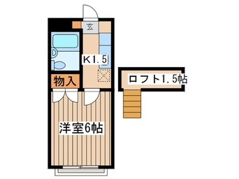 間取図 ハイツ井上２