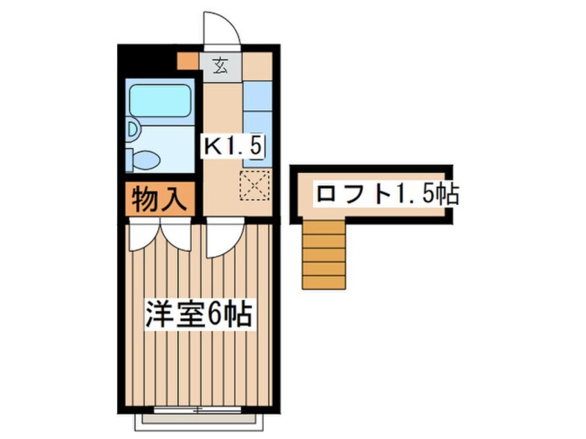 間取図 ハイツ井上２