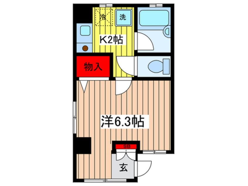 間取図 久和ハイツ（１Ｆ）