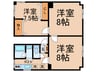 稲田ビルⅢ 3Kの間取り