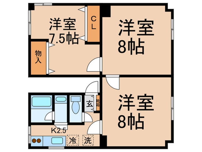 間取り図 稲田ビルⅢ