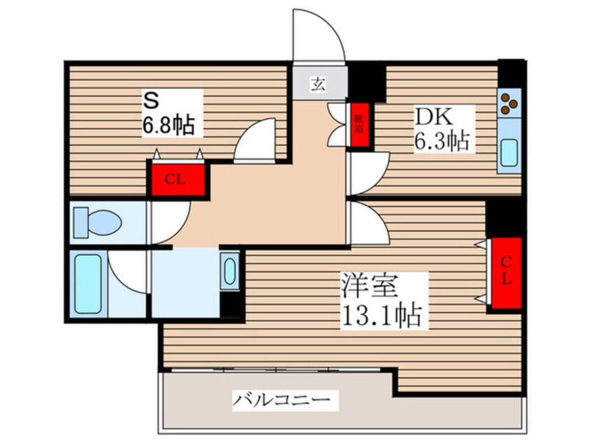 間取図 東葛西ビル