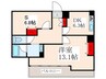 東葛西ビル 1DK+Sの間取り