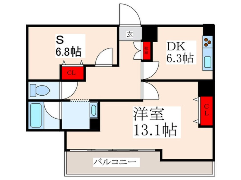 間取図 東葛西ビル