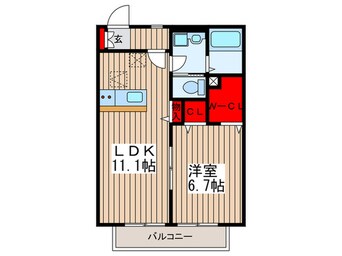 間取図 ディアコートＡ棟