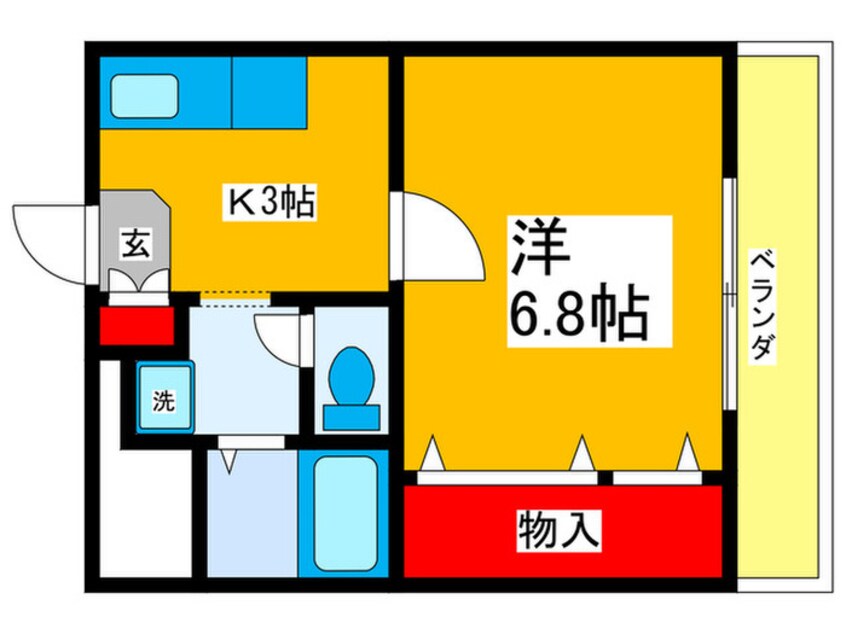 間取図 メゾン浦安