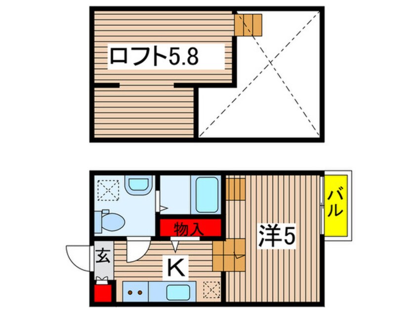 間取図 ノワールぺルルワカマツ