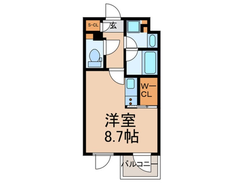 間取図 オルサス新江古田