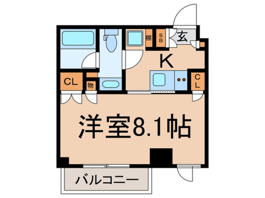 間取図 オルサス新江古田
