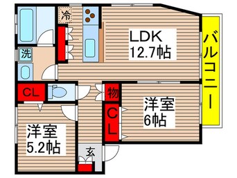 間取図 レスト・ビ－バレ－壱番館