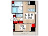 Dimus入谷Ⅱ 1LDKの間取り