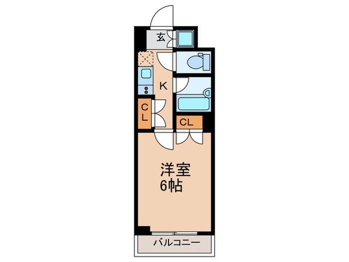 間取り図 ルーブル早稲田弐番館（316）