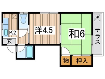 間取図 橋口ハイツ