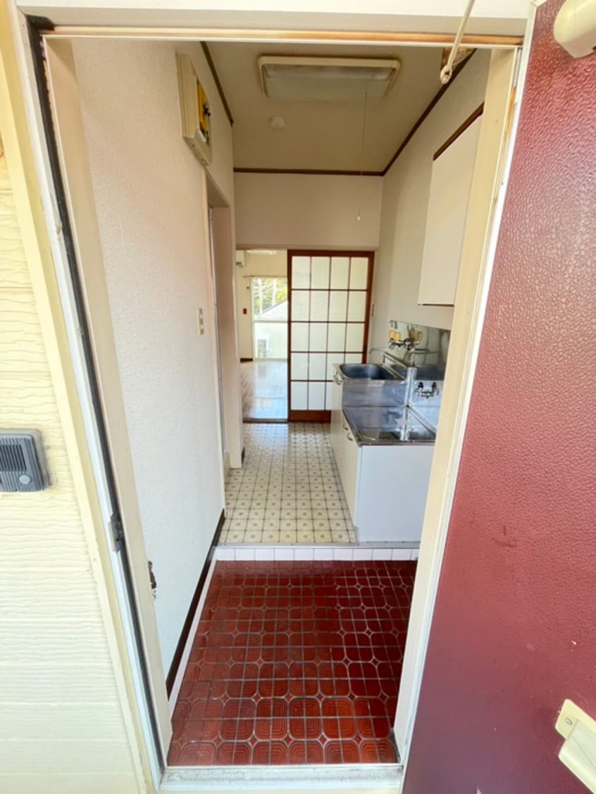 玄関 ライブコ－プ平井Ｄ